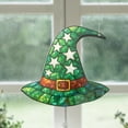 thumbnail image 1 of Lotusprinthandmade Funny Halloween Skeleton Spooky Graphic Custom Shape Window Hanging Acrylic Ornament With Acrylic Charm (12in), Skeleton Halloween Window Hanging Decoration, 1 of 5