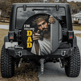 thumbnail image 1 of Lotusprinthandmade Funny Jesus Spare Tire Cover With Backup Camera Hole, Jesus Spare Tire Cover, 1 of 7