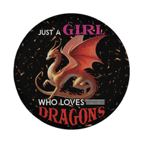 Lotusprinthandmade Funny Quote Just a Girl & Dragon Spare Tire Cover Without Backup Camera Hole 6 Sizes (27 in.)