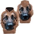 thumbnail image 1 of Lotusprinthandmade German Shepherd Hoodie 3D (Lightweight) S-5XL Multicolor, 1 of 5