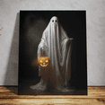 thumbnail image 1 of Lotusprinthandmade Ghost Vintage Art Halloween Gifts Canvas 1.5in 12" x 8", 1 of 5