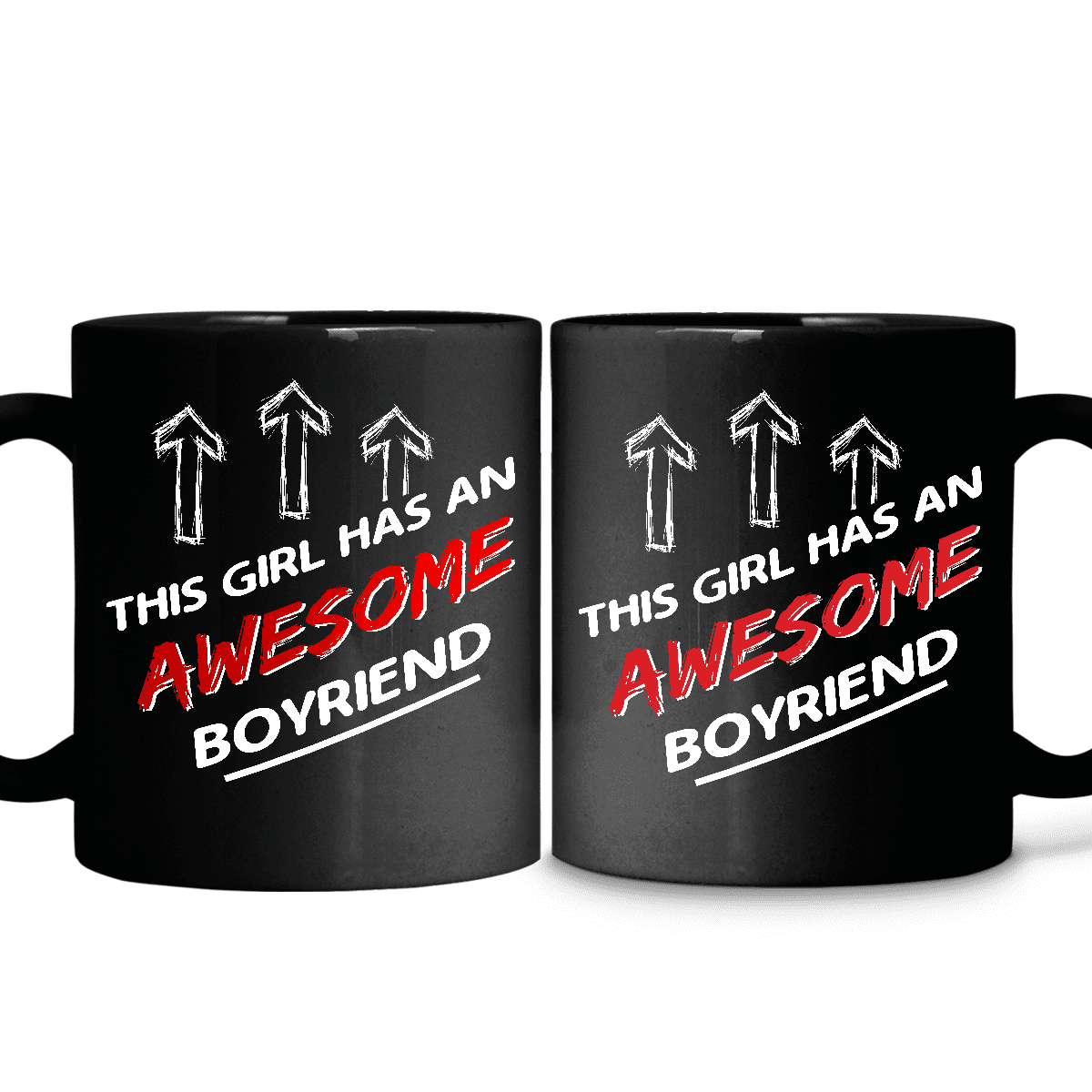 Girlfriend Anniversary Mug – 11oz 'Being My Girlfriend Is The Only Gift You Need' Cup – Funny Gift For Her – 1 Year & 6 Months