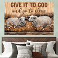 thumbnail image 1 of Lotusprinthandmade Give It To God And Go To Sleep Poster 16" x 24", Christian Wall Art, Christian Poster, Christian Home Decor, jesus poster, jesus christ poster, 1 of 5