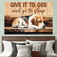 thumbnail image 1 of Lotusprinthandmade Give It To God And Go To Sleep Poster 32" x 48", Christian Wall Art, Christian Poster, Christian Home Decor, jesus poster, jesus christ poster, 1 of 5