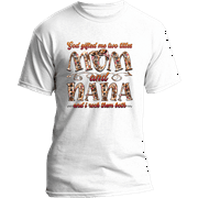 Lotusprinthandmade God Gifted Me Two Titles Mom And Nana And I Rock Them Both White Classic Unisex T-Shirt 100% Cotton S-5XL