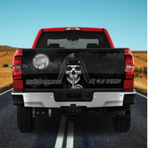 Lotusprinthandmade Horror Skeleton Skull Halloween Tailgate Wrap 2 Sizes (24"x58")