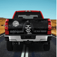 thumbnail image 1 of Lotusprinthandmade Horror Skeleton Skull Halloween Tailgate Wrap 2 Sizes (26"x66"), 1 of 5