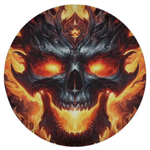 Lotusprinthandmade Horror Skull Skeleton Spare Tire Cover Without Backup Camera Hole 6 Sizes (28 in.)