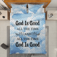 thumbnail image 1 of Lotusprinthandmade Inspirational Christian God Is Good Quilt Bedding Set (White Binding) 5 Sizes (Made in Vietnam) (60x70), Christian-Themed Quilt Bedding, Faith-Based Quilt Bedding Set, 1 of 5