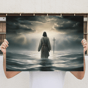 Lotusprinthandmade Jesus Art Christian Religious Wall Art Print Poster 12" x 18”