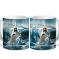 thumbnail image 1 of Lotusprinthandmade Jesus Christian Focus On Me Not The Storm White Ceramic Mug (15oz) (Made In US), Faith-Inspired Coffee Mug, Jesus-Themed Ceramic Mug, 1 of 5