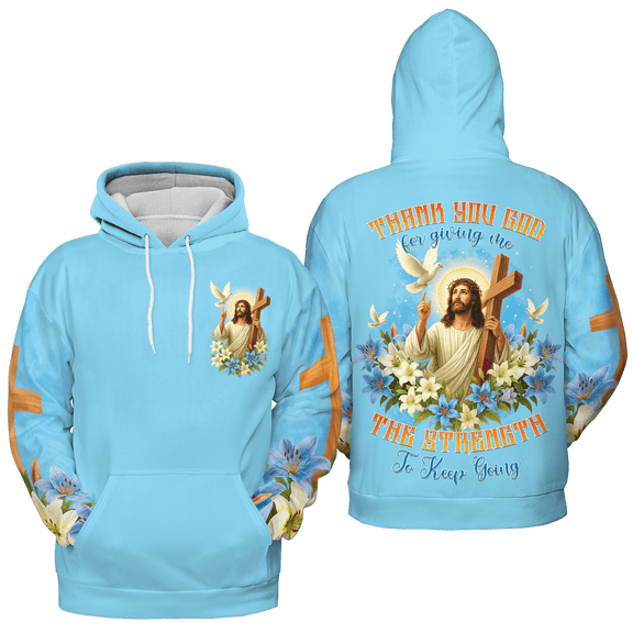 Lotusprinthandmade Jesus God 3D Lightweight Hoodie