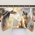 thumbnail image 1 of Lotusprinthandmade Jesus Golden Retriever Memorial Poster 16" x 24", 1 of 5