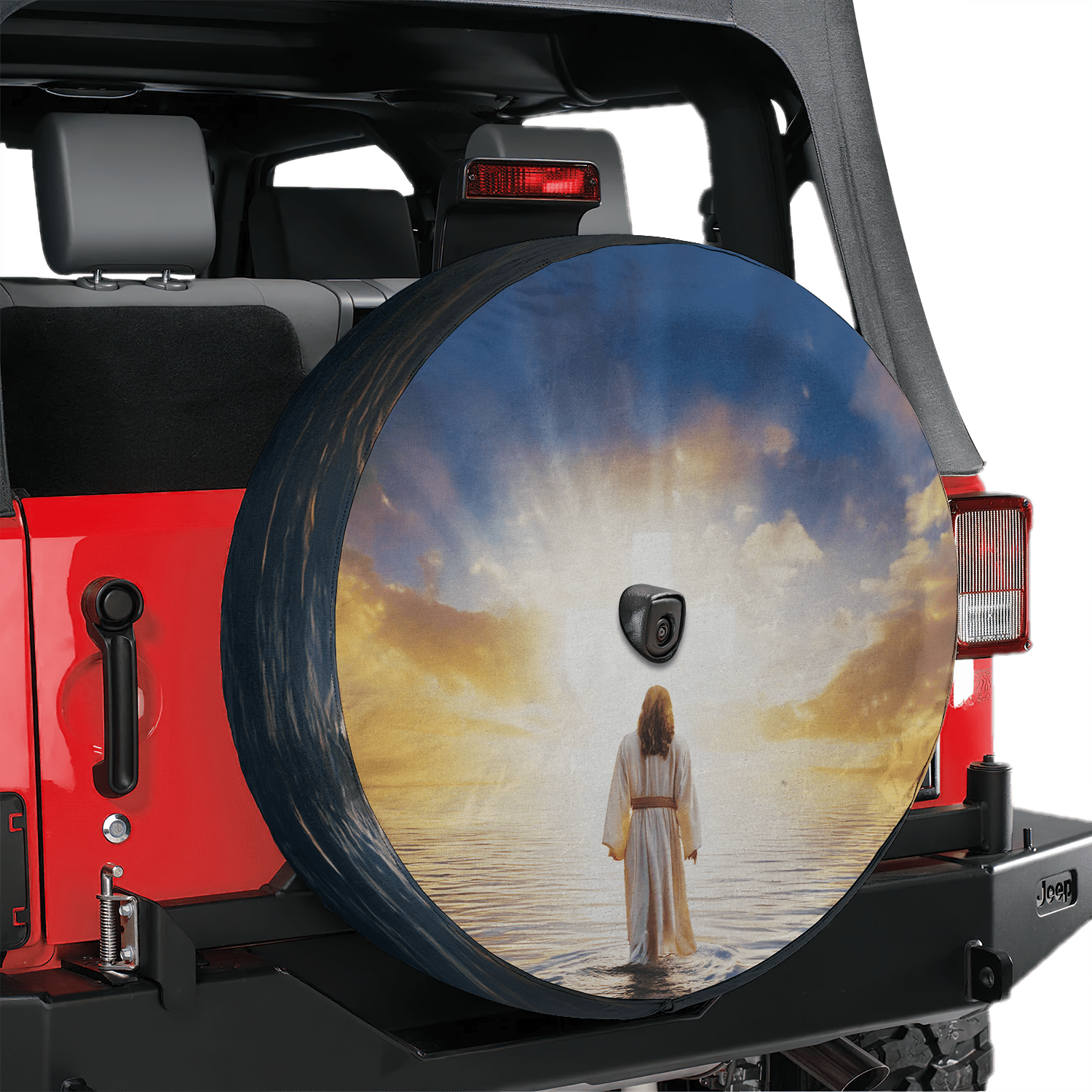 Personalized I Am God's Masterpiece Spare Tire Cover African Women DT02 main image 0