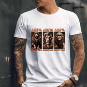 Lotusprinthandmade Lion If They Stand Behind You Protect Them Respect Them Defeat Them White Classic Unisex T-Shirt 100% Cotton S-5XL, Lion motivational shirt, Lion quote shirt, Lion strength tee