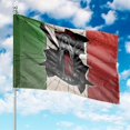 thumbnail image 1 of Lotusprinthandmade Mexican Flag Santa Muerte 100% Polyester Vertical House Flag 29.5 x 39.5 inches, Gift Idea for Enthusiasts, 1 of 3