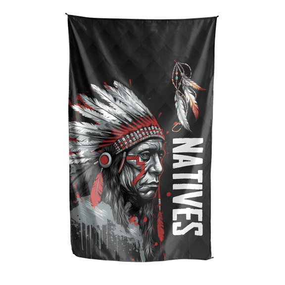 Lotusprinthandmade Native America Pride 100% Polyester Wall Flag One Size 36 x 60 inches