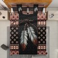 thumbnail image 1 of Lotusprinthandmade Native America Quilt Bedding Set (White Binding) 5 Sizes (Made in Vietnam) (55x60), Native America Art Quilt Bedding, 1 of 6