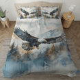 thumbnail image 1 of Lotusprinthandmade Patriotic America Flag Eagle Bedding Set (Made in Vietnam) (104x88), America Flag And Eagle Bedspread, Majestic Eagle And Flag Bedding Set, 1 of 5
