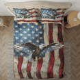 thumbnail image 1 of Lotusprinthandmade Patriotic America Flag Eagle Bedding Set (Made in Vietnam) (68x88), America Flag And Eagle Bedspread, Majestic Eagle And Flag Bedding Set, 1 of 5