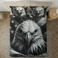 thumbnail image 1 of Lotusprinthandmade Patriotic America Flag Eagle Bedding Set (Made in Vietnam) (78x88), America Flag And Eagle Bedspread, Majestic Eagle And Flag Bedding Set, 1 of 5