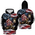thumbnail image 1 of Lotusprinthandmade Personalized America Flag Eagle Hoodie 3D (Lightweight) S-5XL Multicolor (3XL), custom name eagle us flag hoodie, patriotic eagle graphic hoodie, 1 of 5