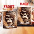 thumbnail image 1 of Lotusprinthandmade Personalized Bigfoot in Forest White Ceramic Mug (11oz) (Made In US), Bigfoot Lovers Mug, bigfoot coffee cup, 1 of 5
