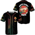thumbnail image 1 of Lotusprinthandmade Personalized Black Pride Baseball Jersey, Multicolor, 1 of 3