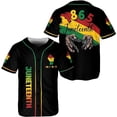 thumbnail image 1 of Lotusprinthandmade Personalized Black Pride Baseball Jersey, Multicolor, 1 of 3