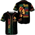 thumbnail image 1 of Lotusprinthandmade Personalized Black Pride Baseball Jersey XS-5XL Multicolor, 1 of 5