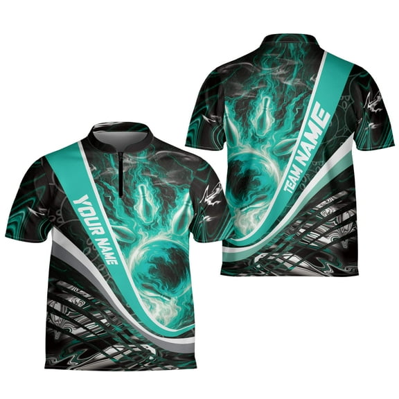 Lotusprinthandmade Personalized Bowling Lovers Bowling Jersey XS-5XL Multicolor (5XL), personalized bowling shirt