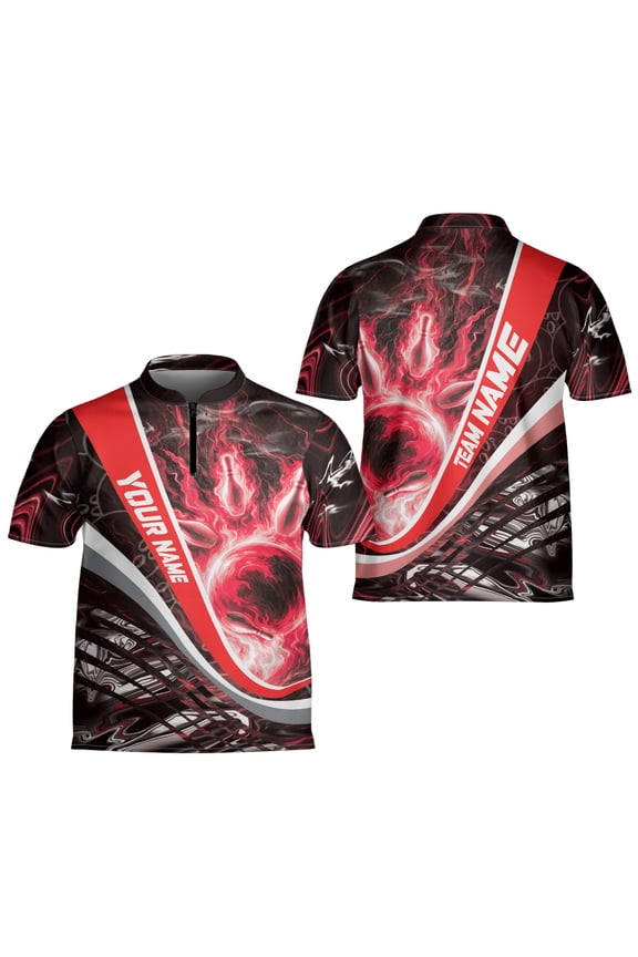 Personalized Bowling Lovers Bowling Jersey XS-5XL Multicolor (5XL), personalized bowling shirt
