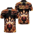 thumbnail image 1 of Lotusprinthandmade Personalized Bowling Men Polo Shirt (Lightweight) S-5XL Multicolor (XL), 1 of 5