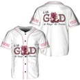 thumbnail image 1 of Lotusprinthandmade Personalized Breast Cancer Warrior Unisex Baseball Jersey XS-5XL Multicolor, 1 of 5