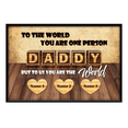thumbnail image 1 of Lotusprinthandmade Personalized Daddy Gift for Father Canvas 1.5in 12" x 8", 1 of 5