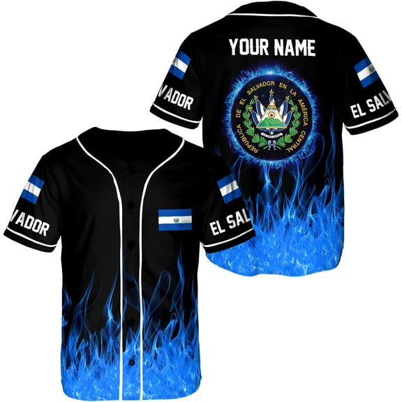 Lotusprinthandmade Personalized El Salvador Baseball Jersey, el salvador baseball jersey