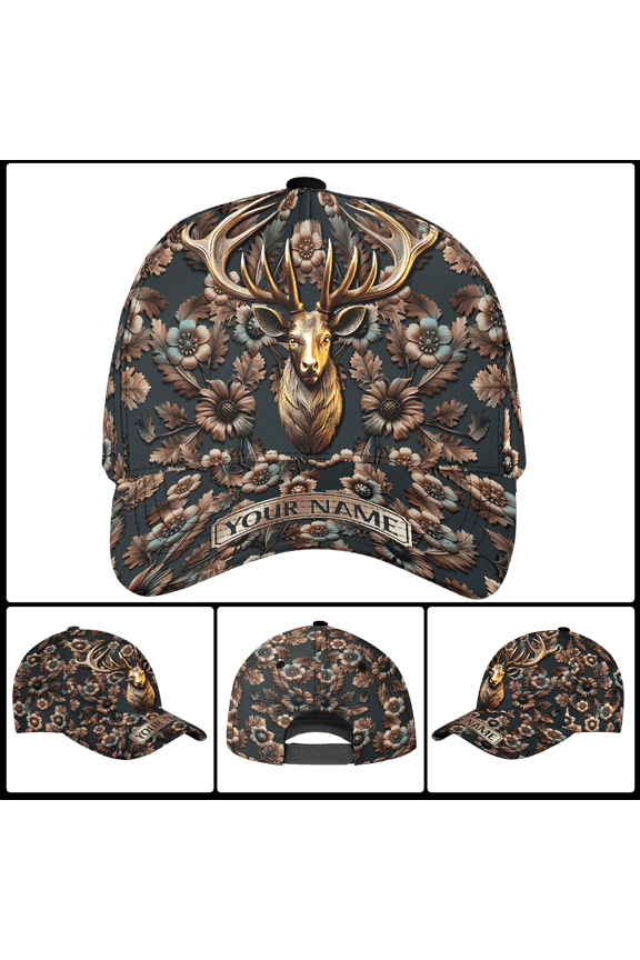 Personalized Elk Animal Classic Baseball Cap One Size Multicolor, Love Animal Baseball Hat