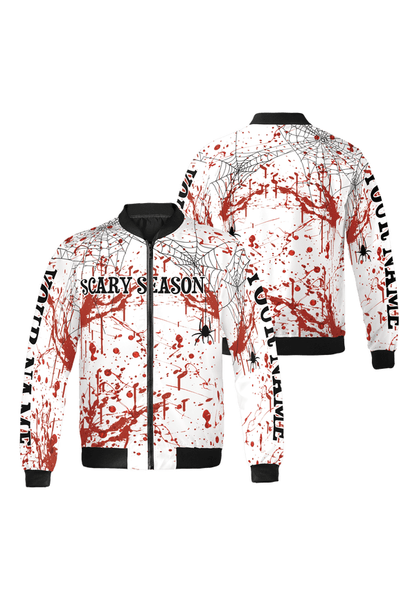 Personalized Halloween Costume Horror All-over Print Bomber Jacket S-5XL Multicolor (5XL)