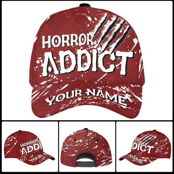 Lotusprinthandmade Personalized Halloween Costume Horror Classic Baseball Cap One Size Multicolor