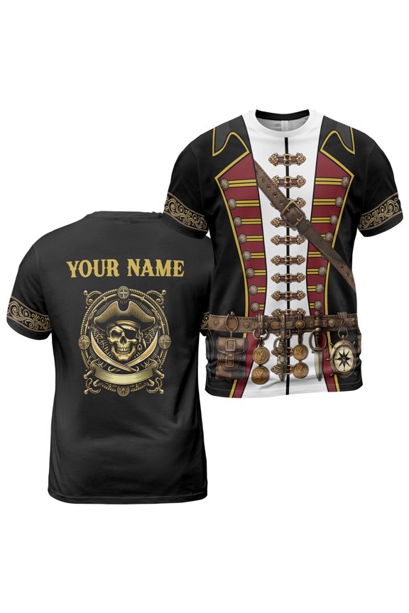 Personalized Halloween Costume T-Shirt 3D Unisex, Multicolor, M