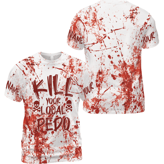 Lotusprinthandmade Personalized Halloween Horror Movie Costume Unisex T-shirt 3D S-5XL Multicolor (3XL)