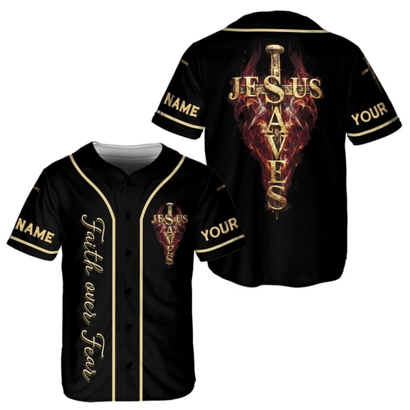 Lotusprinthandmade Personalized Jesus Christian Baseball Jersey XS-5XL Multicolor (XS), jesus baseball shirt, custom faith jersey, christian sports tee