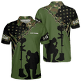 thumbnail image 1 of Lotusprinthandmade Personalized Memorial Day Veteran Military Men Polo Shirt (Lightweight) S-5XL Multicolor (S), 1 of 7