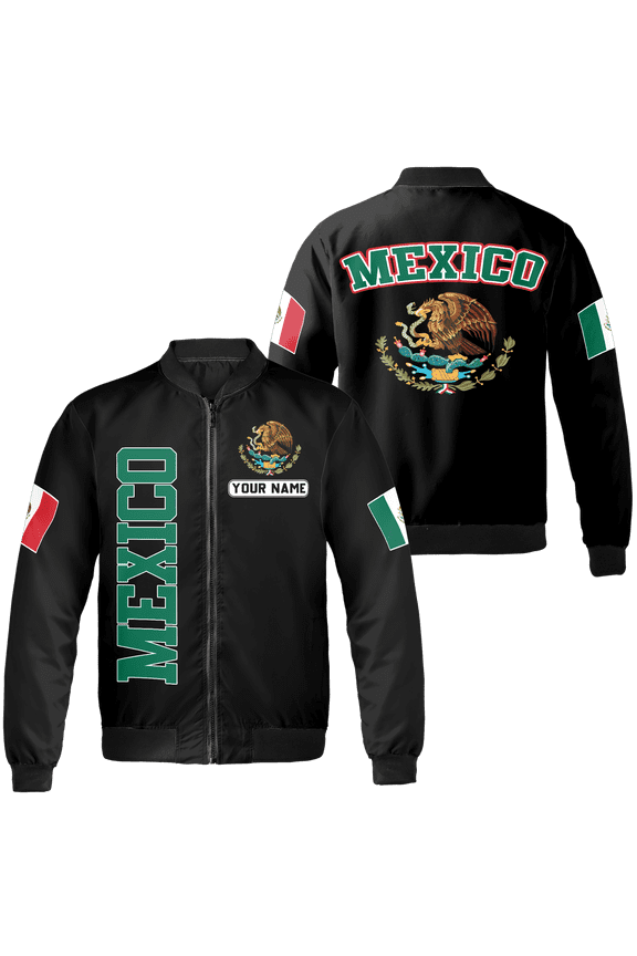 Personalized Mexico Bomber Jacket S-5XL Multicolor, Mens Mexican Jacket