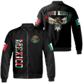 thumbnail image 1 of Lotusprinthandmade Personalized Mexico Bomber Jacket S-5XL Multicolor, Mens Mexican Jacket, 1 of 5