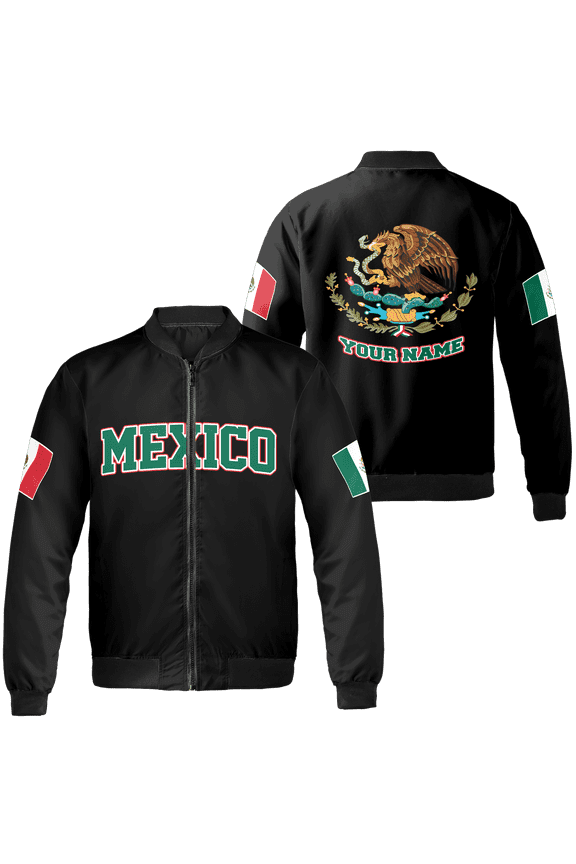 Personalized Mexico Bomber Jacket S-5XL Multicolor, Mens Mexican Jacket