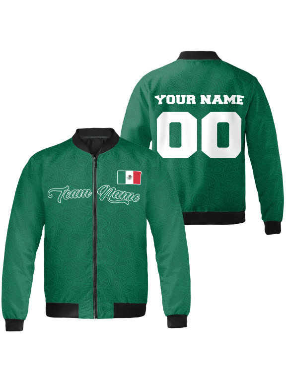 Personalized Mexico Bomber Jacket S-5XL Multicolor, Mens Mexican Jacket