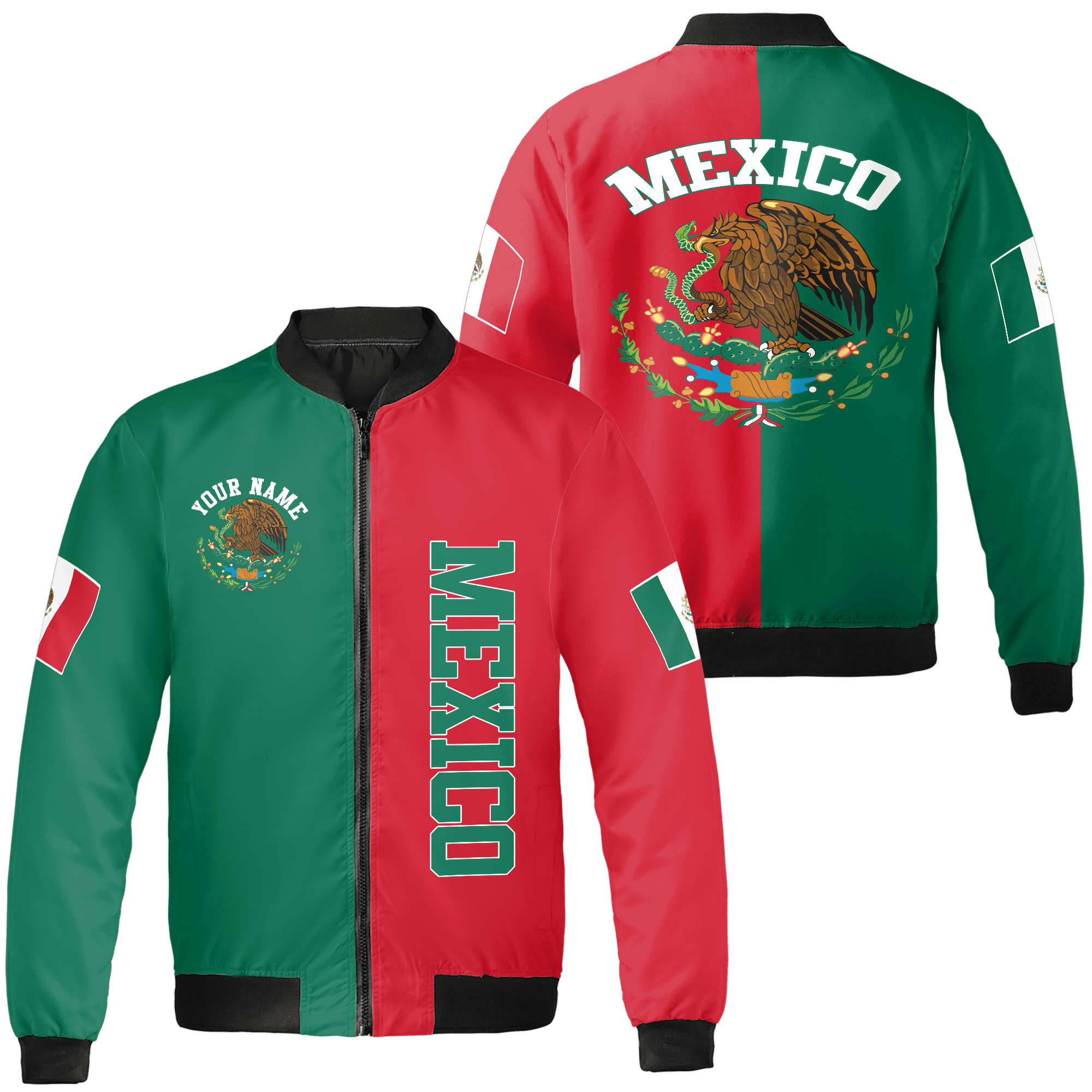 Mexican Baja Men's Bomber Jacket
