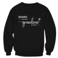 thumbnail image 1 of Lotusprinthandmade Personalized Mom Est Grandma Est Black Embroidered Classic Unisex Sweatshirt S-5XL (70% cotton, 30% polyester), 1 of 4