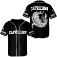 thumbnail image 1 of Lotusprinthandmade Personalized Name Capricorn Zodiac Baseball Jersey XS-5XL Multicolor, capricorn shirt, capricorn birthday shirt, capricorn t shirt, capricorn t shirts for men, 1 of 5